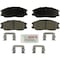 Bosch Blue Disc Brak Disc Brake Pads, Be955H BE955H - alternate 1